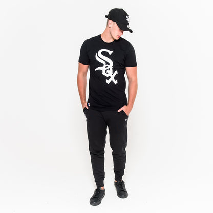 T-shirt Logo Chicago White Sox nera