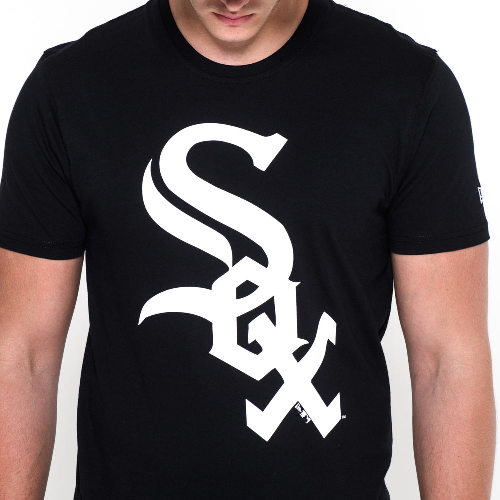 T-shirt Logo Chicago White Sox nera