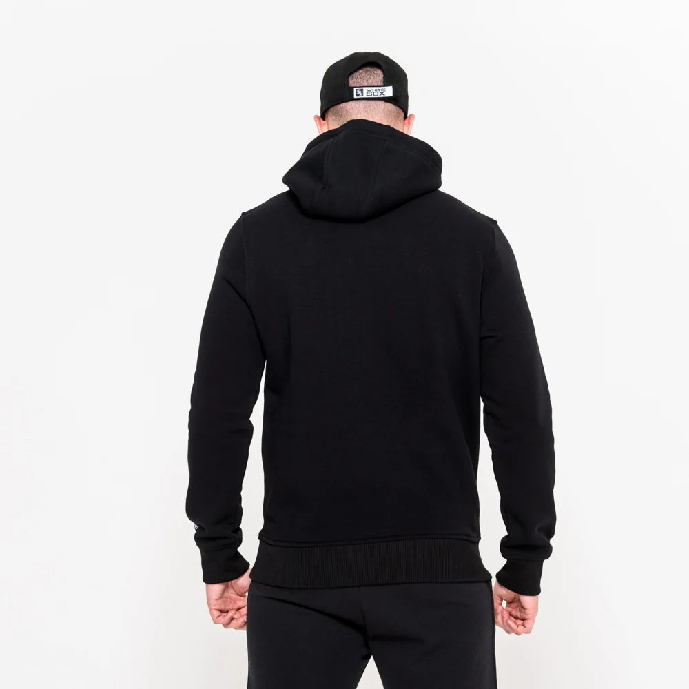 Felpa con cappuccio Chicago White Sox Logo nera