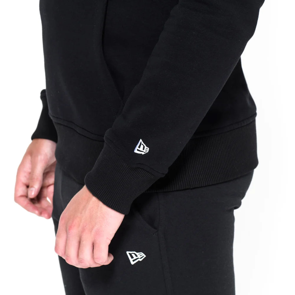 Felpa con cappuccio Chicago White Sox Logo nera