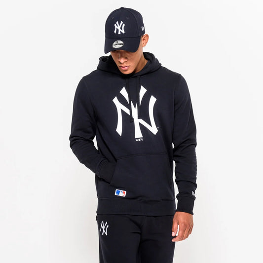 Felpa con cappuccio New York Yankees blu navy