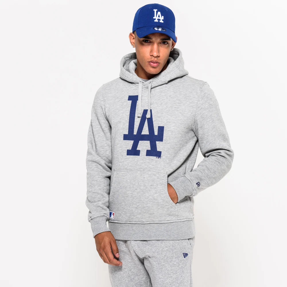 Felpa con cappuccio LA Dodgers grigio