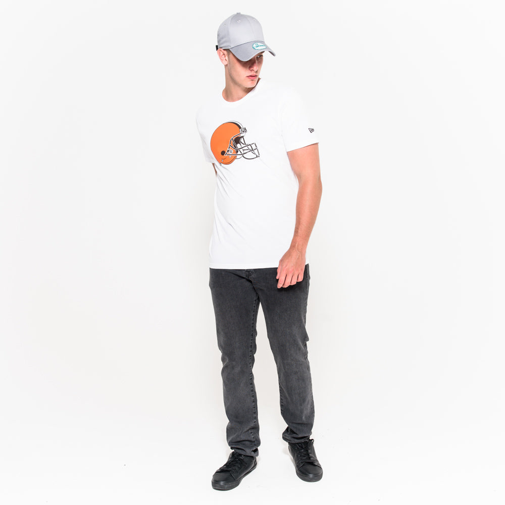 T-shirt Cleveland Browns Team Logo Bianca
