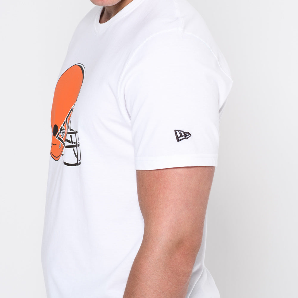 T-shirt Cleveland Browns Team Logo Bianca