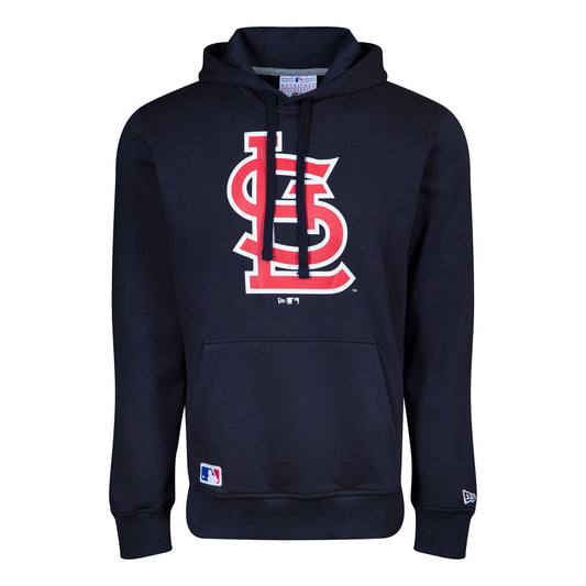 Felpa con cappuccio St. Louis Cardinals Team Logo blu navy