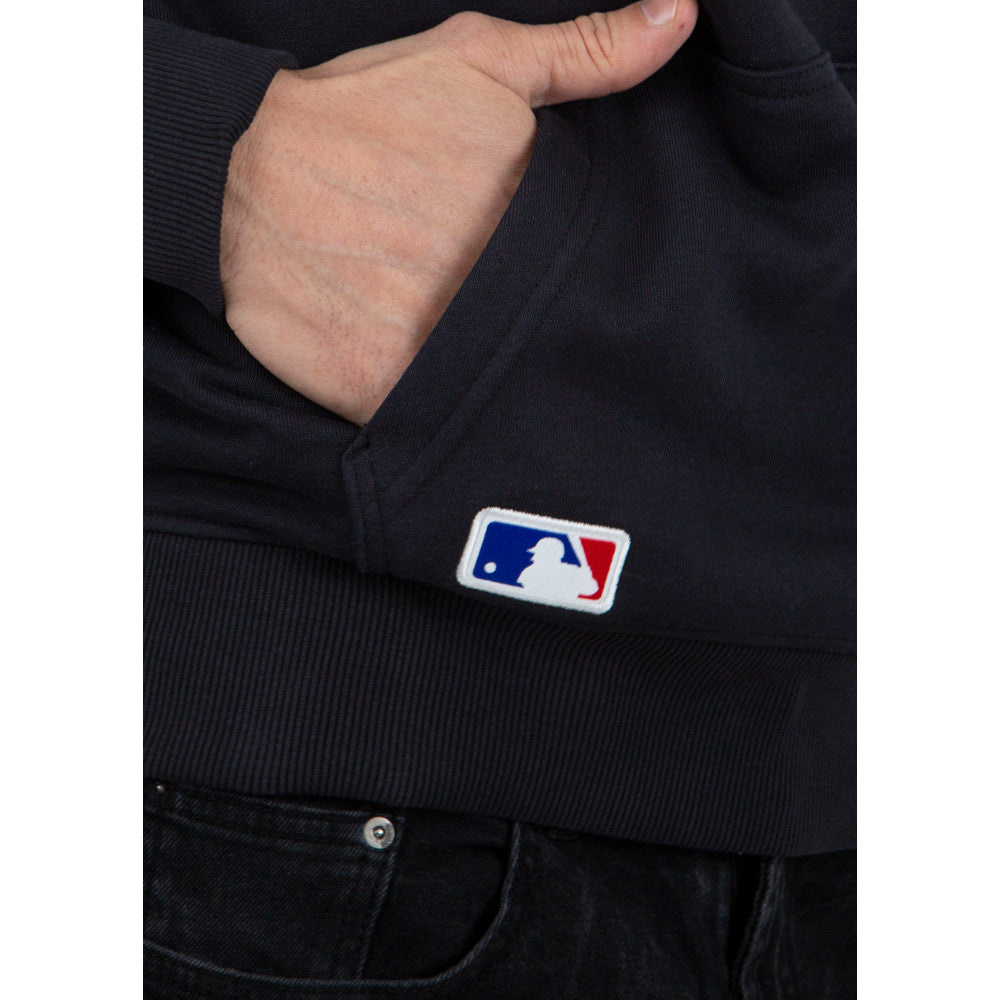 Felpa con cappuccio Boston Red Sox blu navy