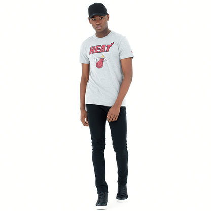 T-Shirt Miami Heat Heather Grigia