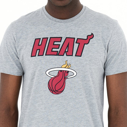 T-Shirt Miami Heat Heather Grigia