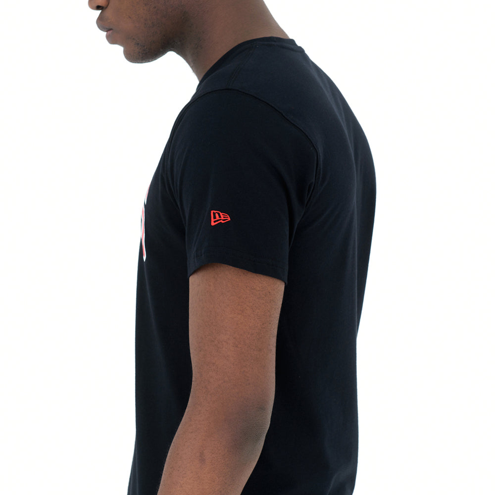 T-Shirt Chicago Bulls Nera