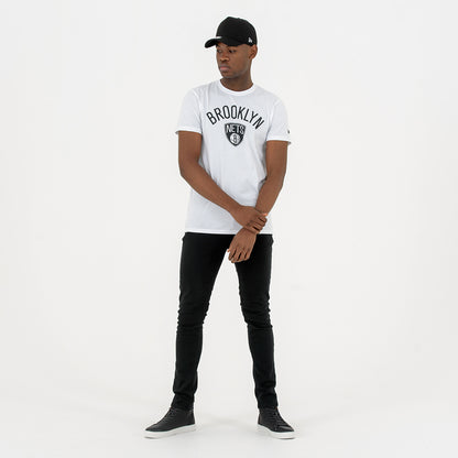 T-shirt Brooklyn Nets bianca