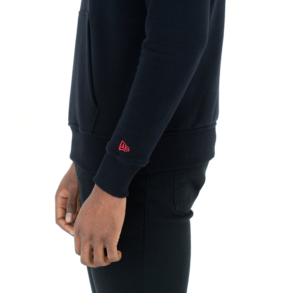 Felpa con cappuccio Miami Heat nera