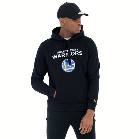 Felpa con cappuccio Golden State Warriors nera