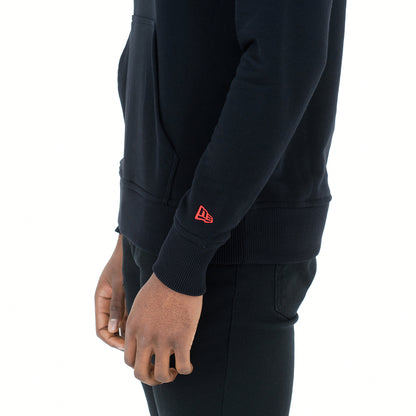Felpa con cappuccio Chicago Bulls nera