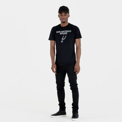 T-Shirt San Antonio Spurs Team Logo Nera
