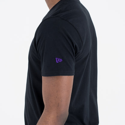 T-Shirt Sacramento Kings NBA Team Logo Nera