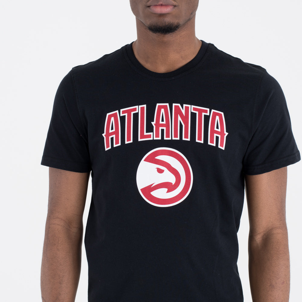 T-Shirt Atlanta Hawks Team Logo Nera