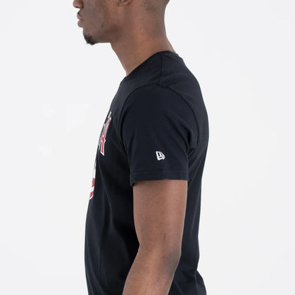 T-Shirt Atlanta Hawks Team Logo Nera