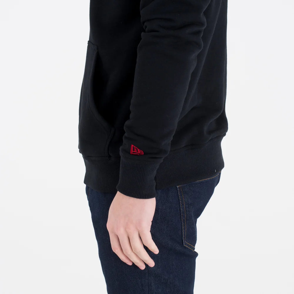 Felpa con cappuccio Team Logo Toronto Raptors nera