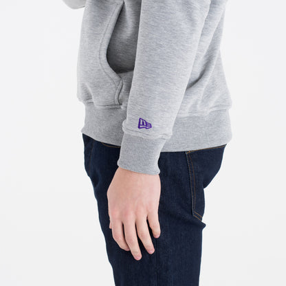 Felpa con cappuccio Sacramento Kings NBA Team Logo grigia