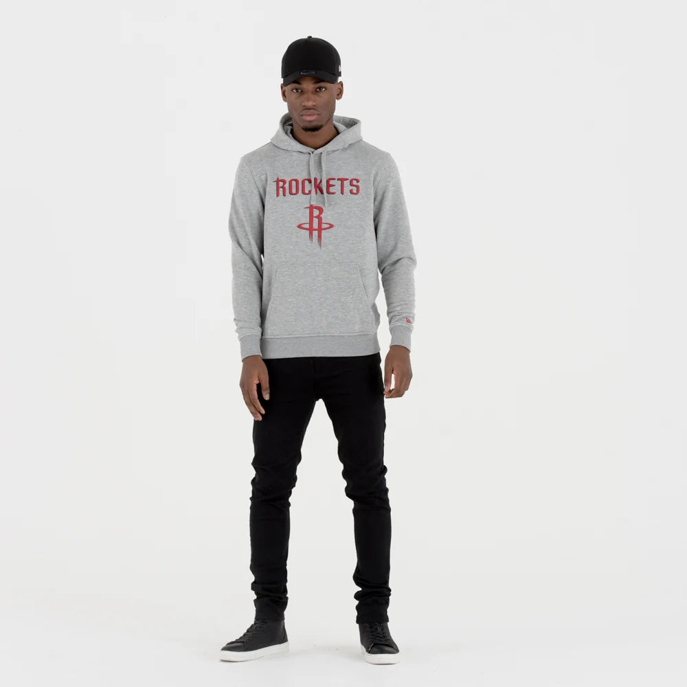 Felpa con cappuccio Houston Rockets Team Logo Grigia