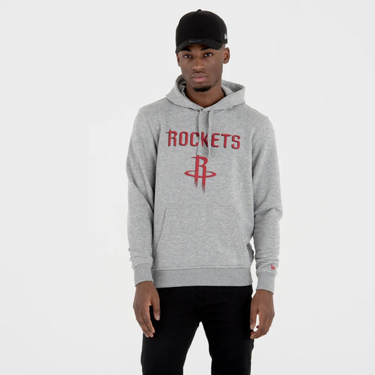 Felpa con cappuccio Houston Rockets Team Logo Grigia