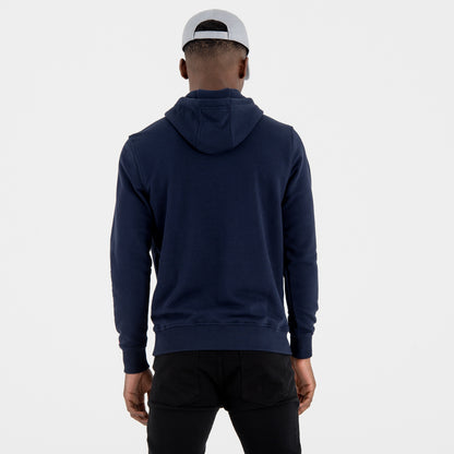 Felpa con cappuccio Detroit Pistons Team Logo Blu Navy