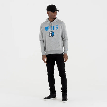 Felpa con cappuccio Dallas Mavericks Team Logo Grigia