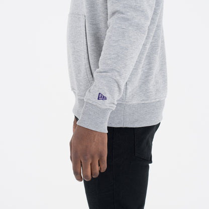 Felpa con cappuccio Charlotte Hornets Team Logo grigia