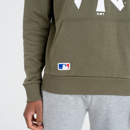 Felpa con cappuccio New York Yankees Team Logo verde