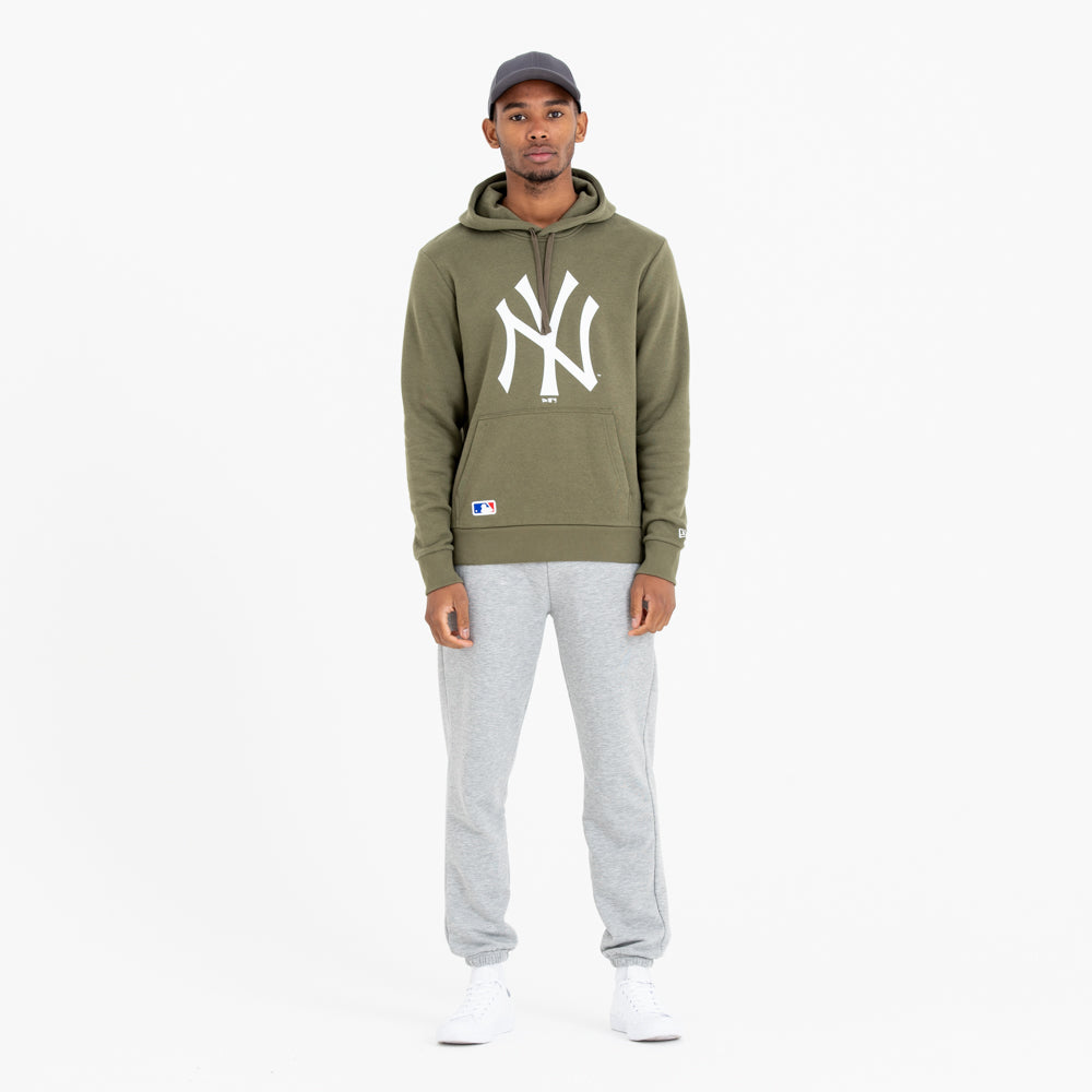 Felpa con cappuccio New York Yankees Team Logo verde