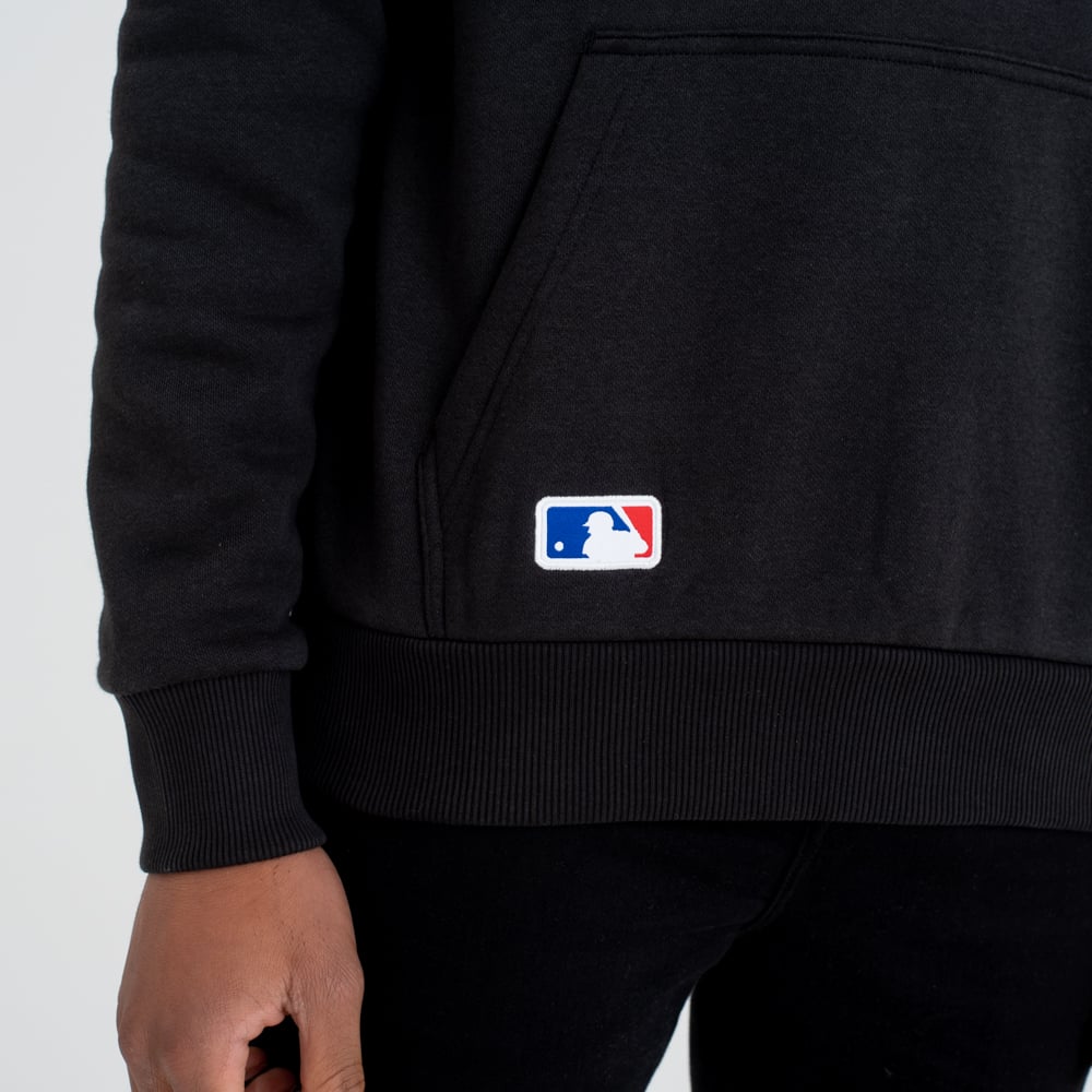 Felpa con cappuccio New York Yankees Team Logo nera