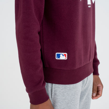 Felpa New York Yankees MLB Team Logo Bordeaux