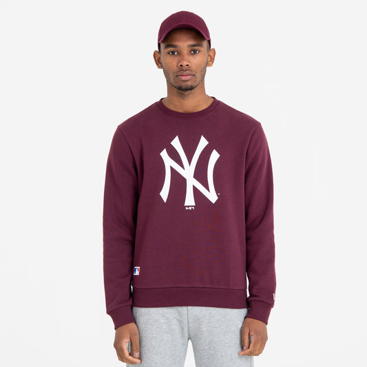 Felpa New York Yankees MLB Team Logo Bordeaux