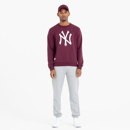Felpa New York Yankees MLB Team Logo Bordeaux