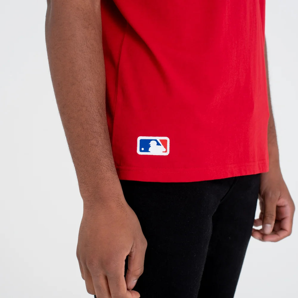 T-Shirt New York Yankees Team Logo Rossa