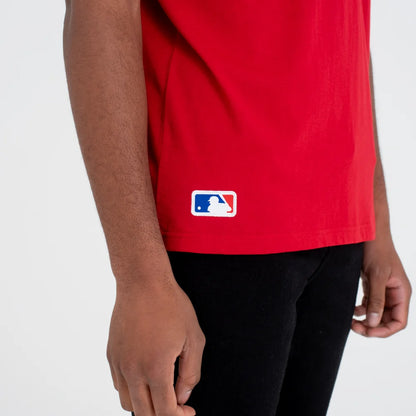 T-Shirt New York Yankees Team Logo Rossa