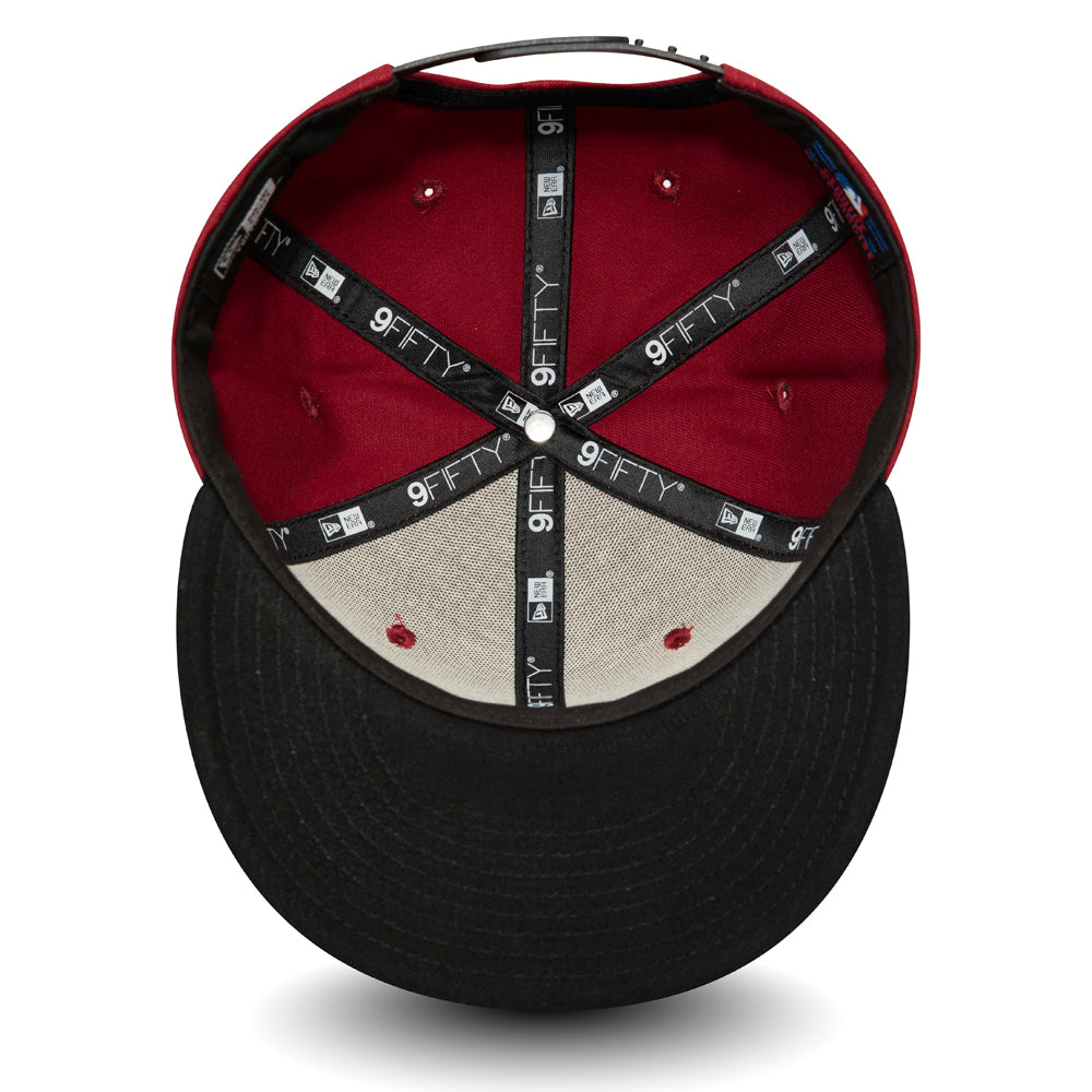 Cappellino 9FIFTY Snapback New York Yankees Cotton Bordeaux