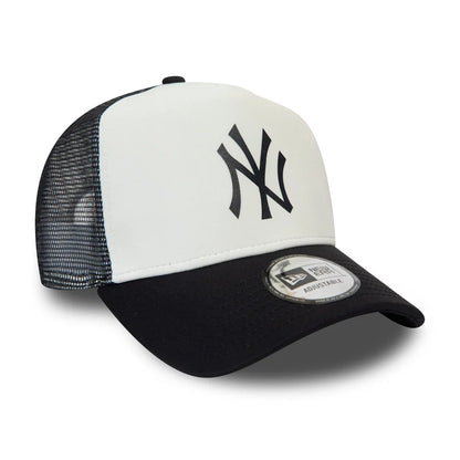 Cappellino A-Frame Trucker New York Yankees Team Colour bianco
