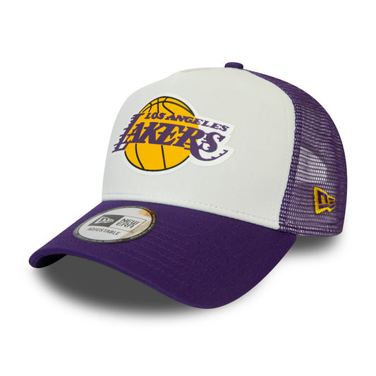 Cappellino A-Frame Trucker LA Lakers Team Colour Viola