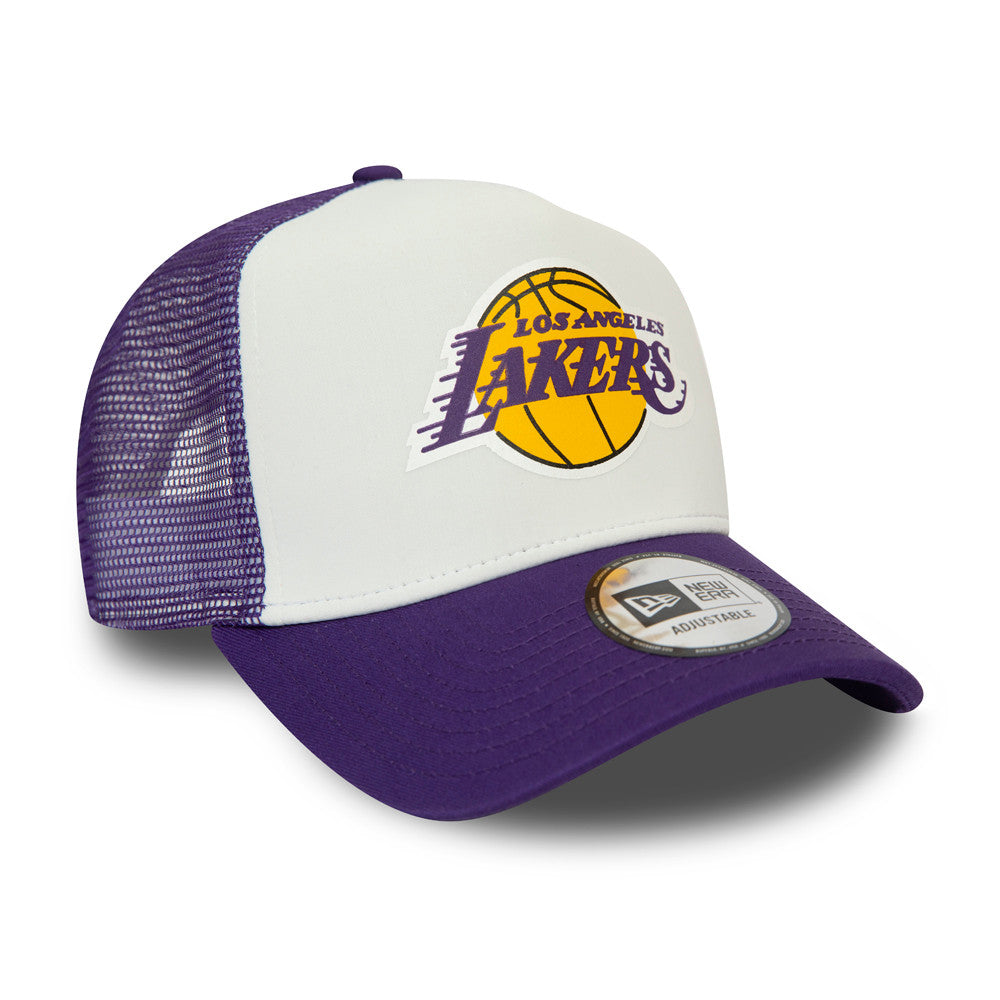 Cappellino A-Frame Trucker LA Lakers Team Colour Viola