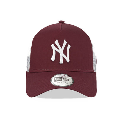 Cappellino A-Frame Trucker New York Yankees Bordeaux