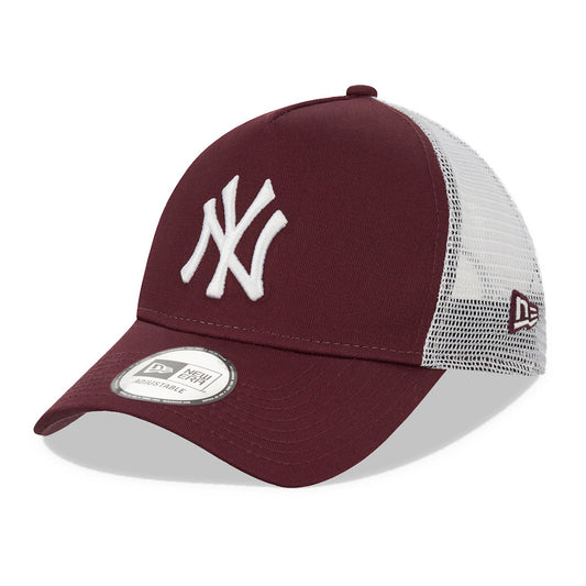 Cappellino A-Frame Trucker New York Yankees Bordeaux