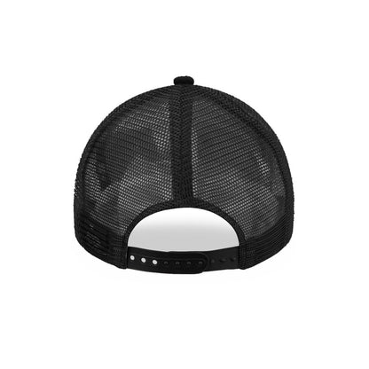 New Era LA Lakers Tonal Black A-Frame Trucker Cap