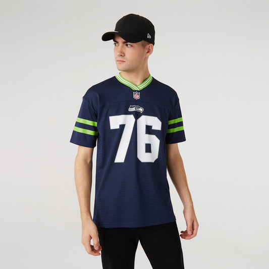 Maglia blu oversize dei Seattle Seahawks