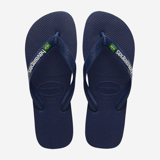 Havaianas Brasil Logo Navy