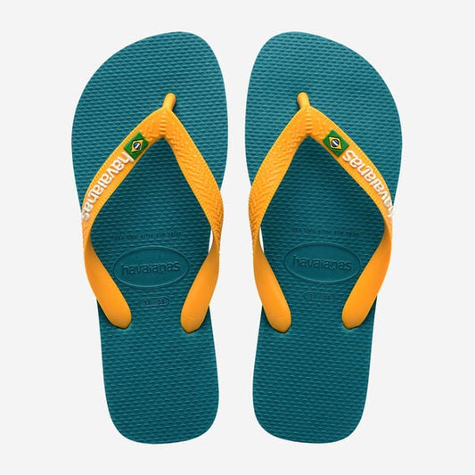 Havaianas Brasil Logo Vibe Green