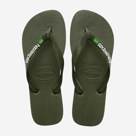 Havaianas Brasil Logo Green Green