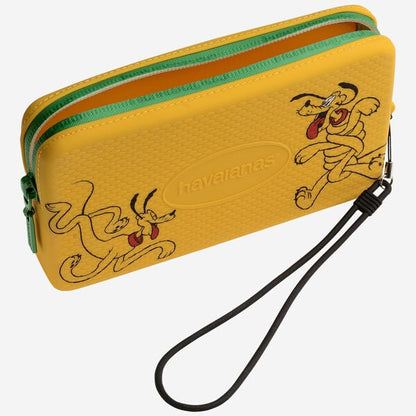 Mini Borsa Plus Havaianas Disney Classic giallo con pluto