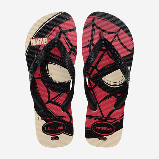 Havaianas Top Marvel Logomania Beige Spider