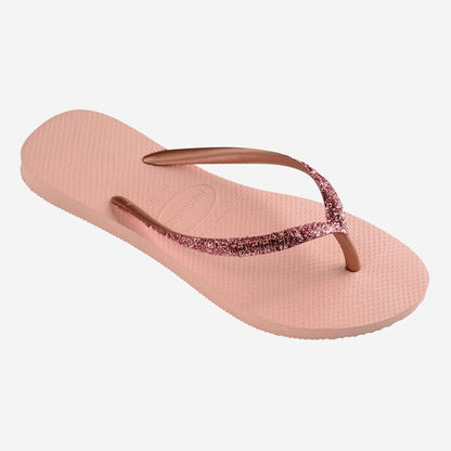Havaianas Slim Glitter II rosa oro